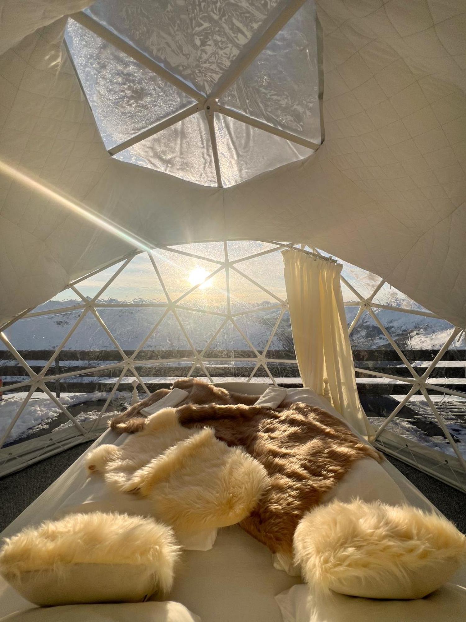 Berghotel Pischa Mountain Lodge دافوس المظهر الخارجي الصورة