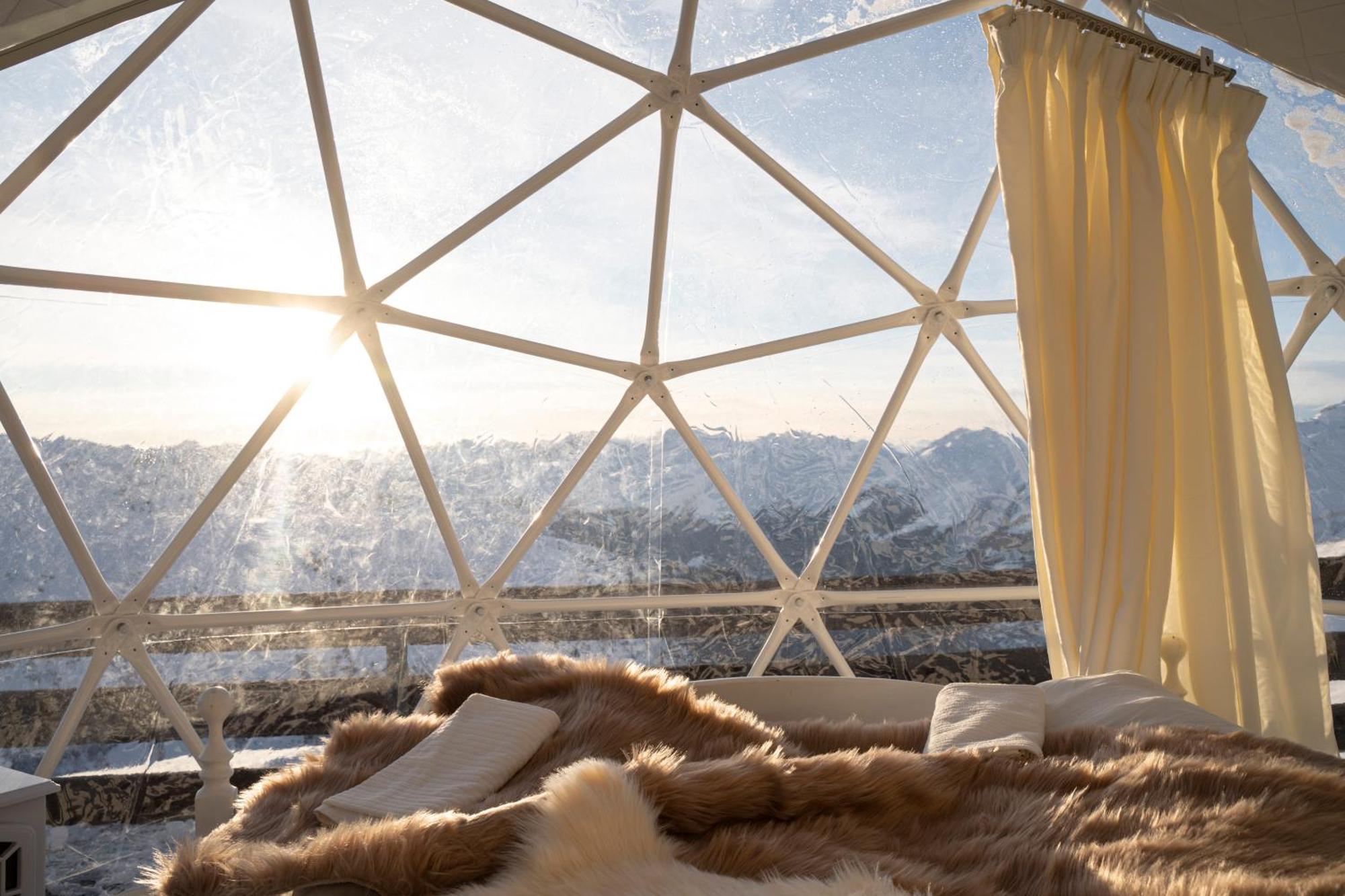 Berghotel Pischa Mountain Lodge دافوس المظهر الخارجي الصورة